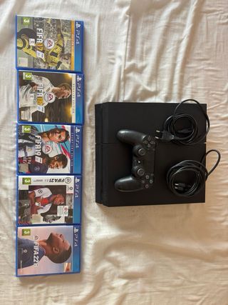 PS4 (PlayStation 4) + 5 FIFA