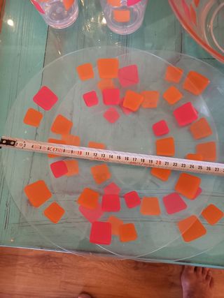 Juego de cocina vintage naranja