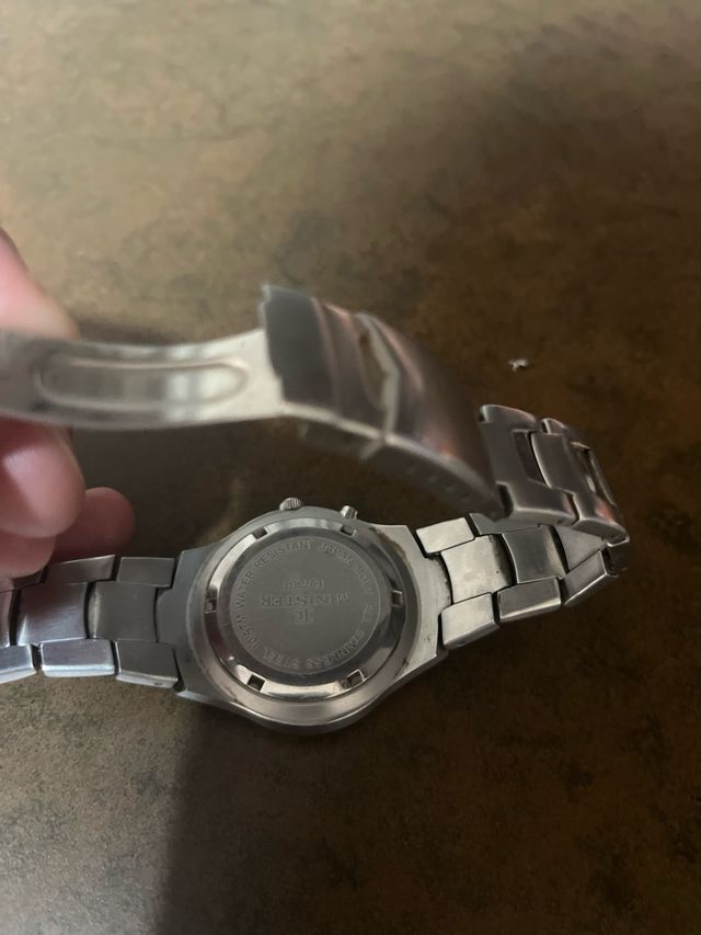 Reloj Minister Hombre Plata