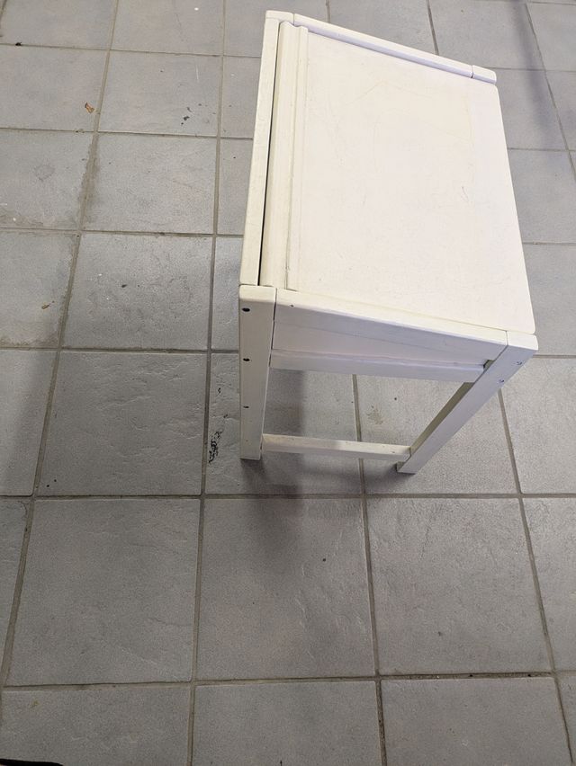 Escritorio infantil blanco madera