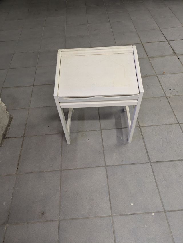 Escritorio infantil blanco madera