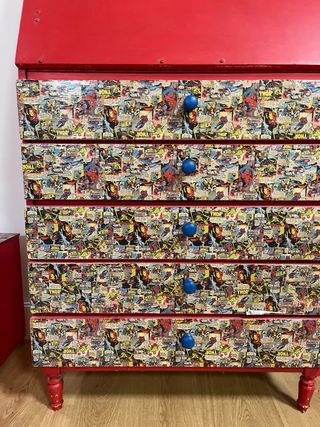 Escritorio/cajonera Marvel vintage 