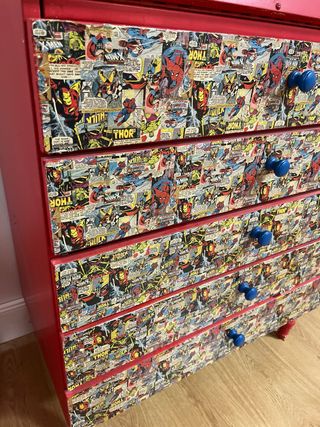 Escritorio/cajonera Marvel vintage 