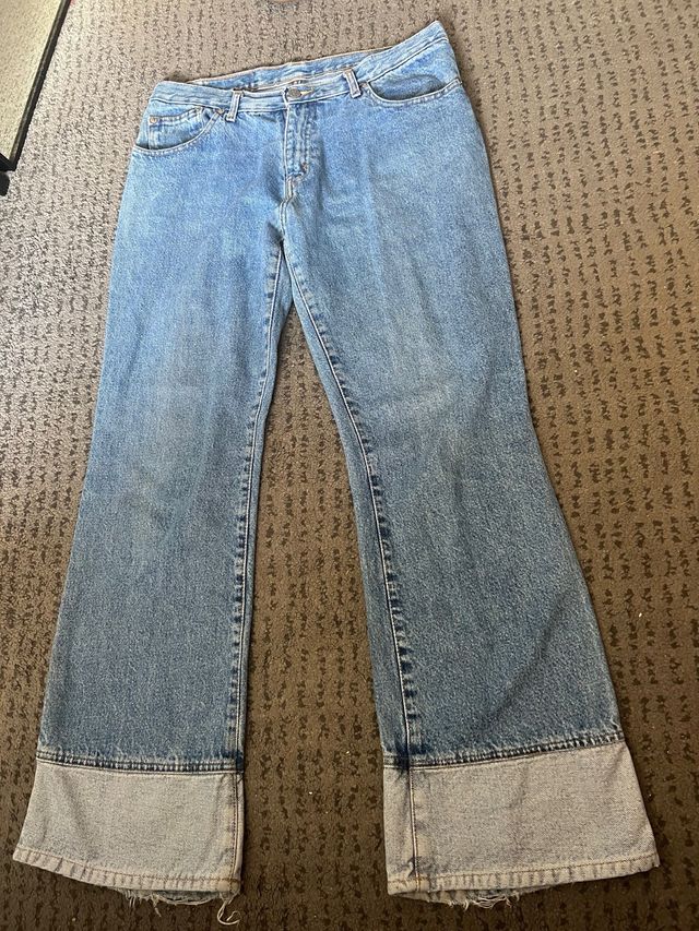 Preciosos vaqueros con puños Jarod, XL - Azul