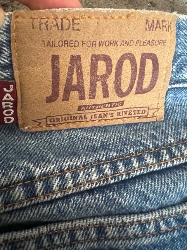 Preciosos vaqueros con puños Jarod, XL - Azul