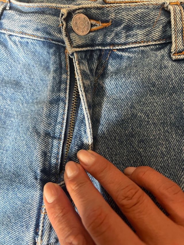 Preciosos vaqueros con puños Jarod, XL - Azul