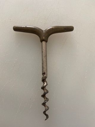 Cavatappi antico in ottone c2