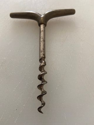 Cavatappi antico in ottone c2