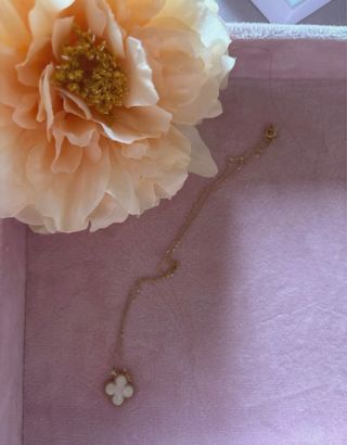 Collana fiore madreperla argento 925