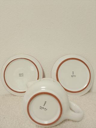 Set da cucina in porcellana rosa