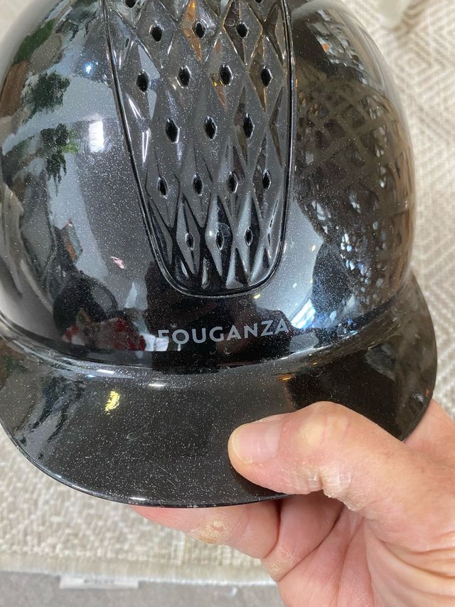 Casco equitación Fouganza negro