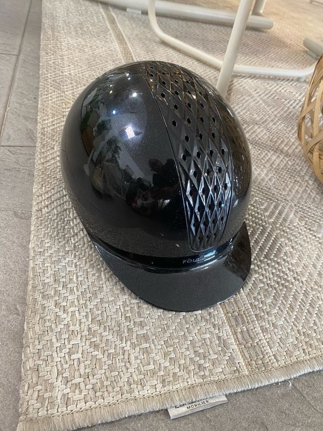 Casco equitación Fouganza negro