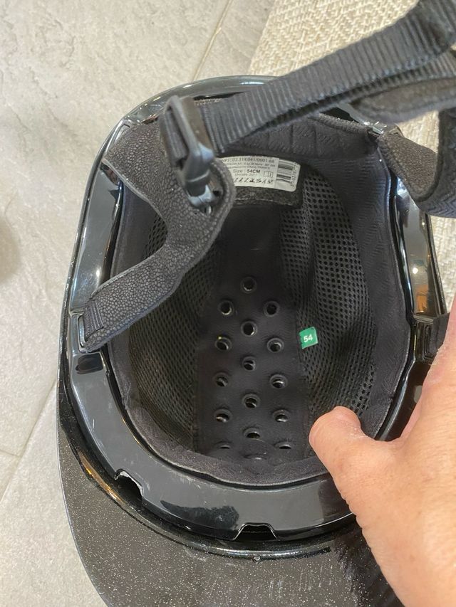 Casco equitación Fouganza negro