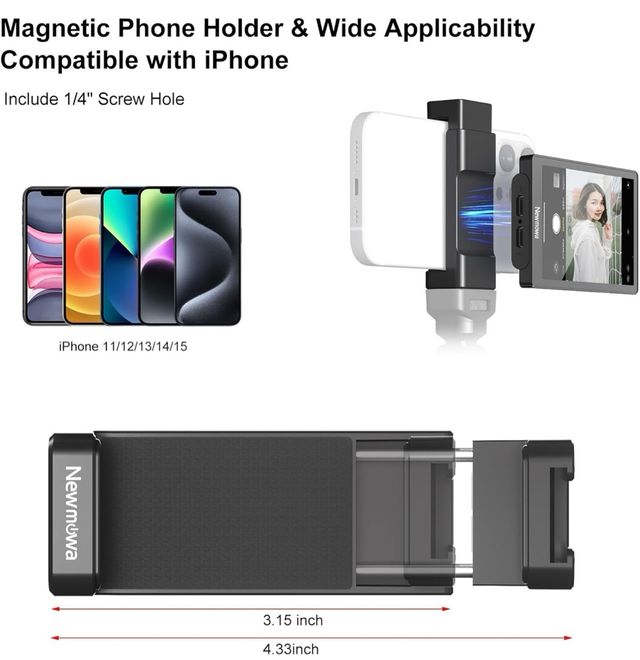 Newmowa NMW-PH01-H: Pantalla Vlog