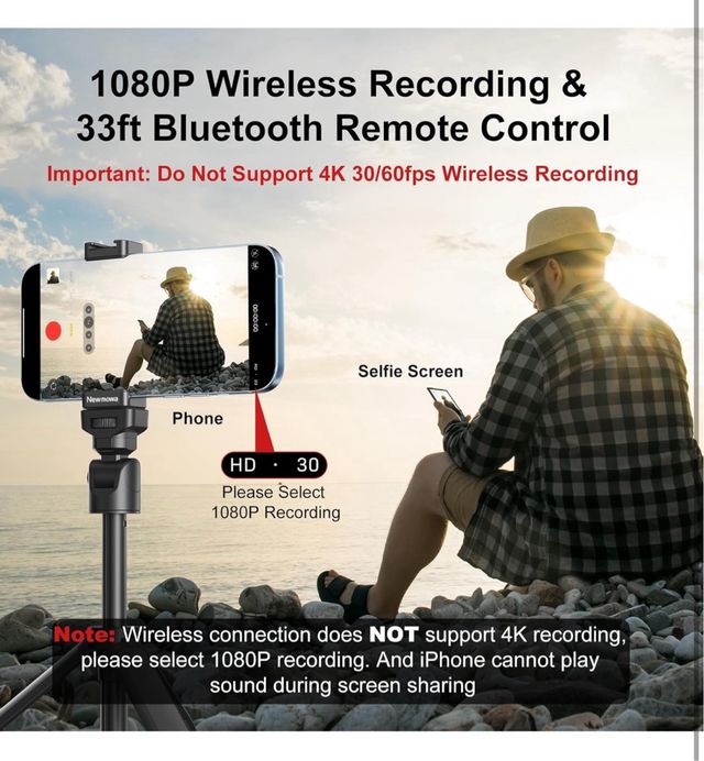 Newmowa NMW-PH01-H: Pantalla Vlog