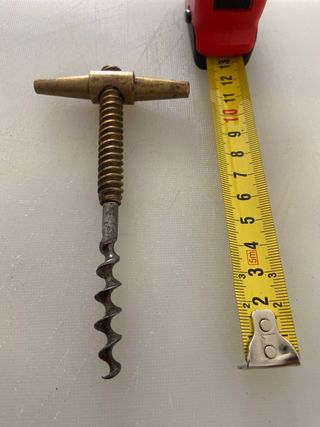 Cavatappi antico in ottone