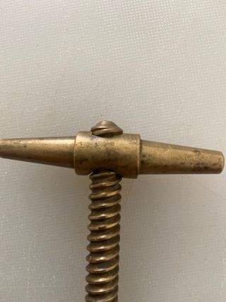 Cavatappi antico in ottone