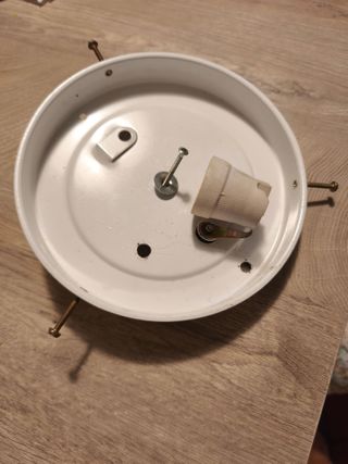 Plafoniera vetro bianco Murano