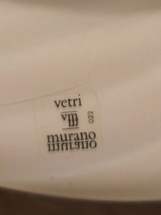 Plafoniera vetro bianco Murano
