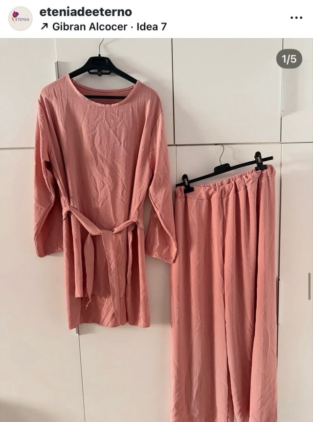 Conjunto Pink - Pantalón y blusa