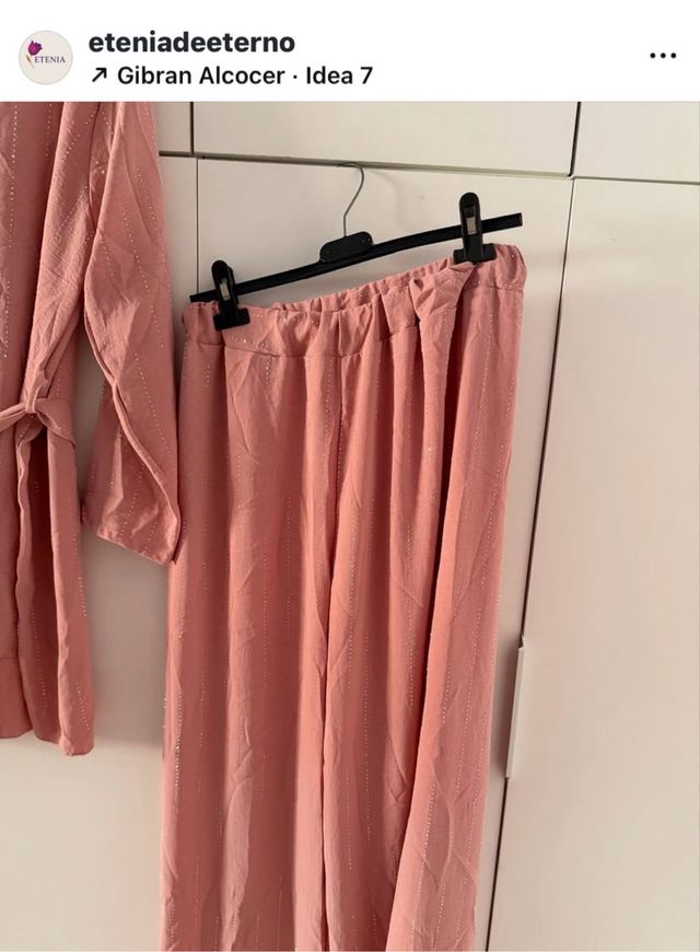 Conjunto Pink - Pantalón y blusa