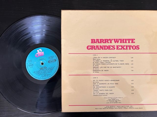 LP Barry White - Grandes Éxitos