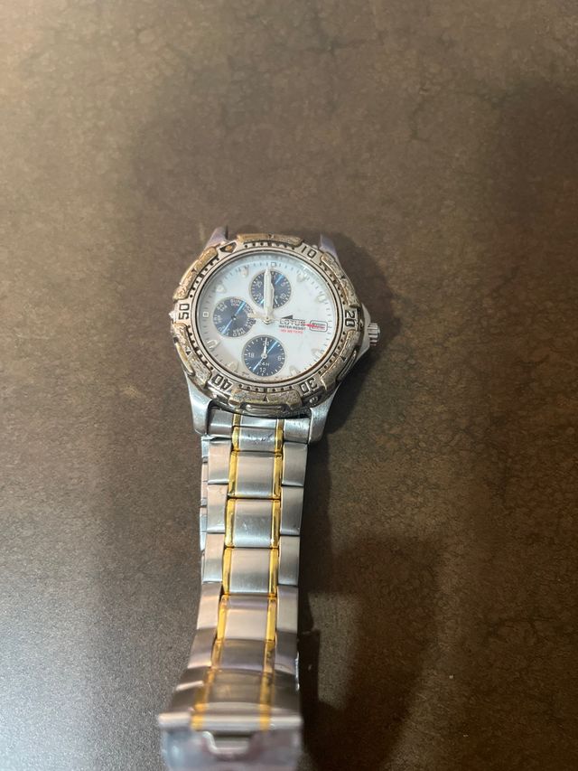 Reloj Lotus cronógrafo blanco