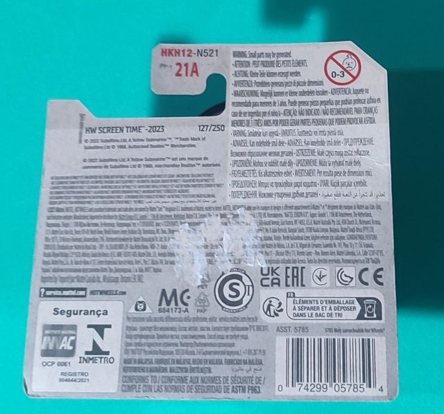 Hot Wheels Beatles Yellow Submarine