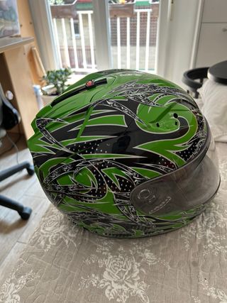 Casco moto Nikko - Fibra carbono talla M