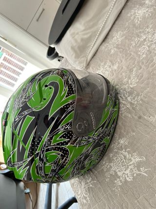 Casco moto Nikko - Fibra carbono talla M