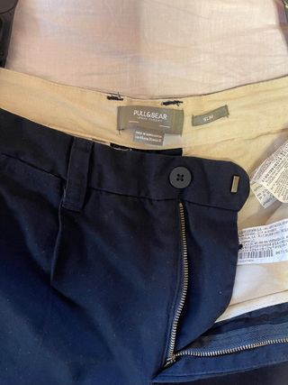 Pantalones Pull&Bear azul marino, talla M