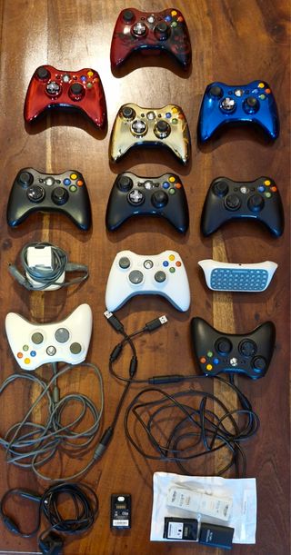 Mandos controller, disco duro 500 Gb Xbox 360