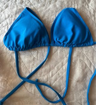 Bikini top blu - Triangolo