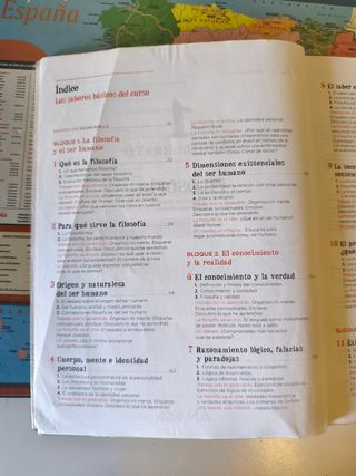 Libro Filosofía 1º Bachillerato Anaya