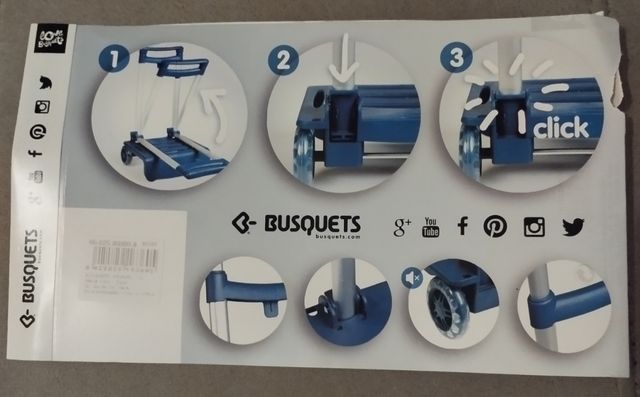 Carro plegable mochila Busquets