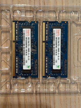 2x Memoria RAM Hynix 2GB PC3-10600S
