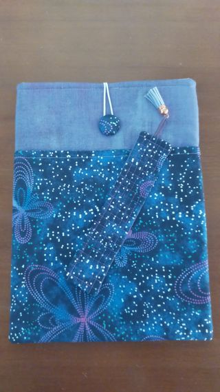 Funda libros artesanal