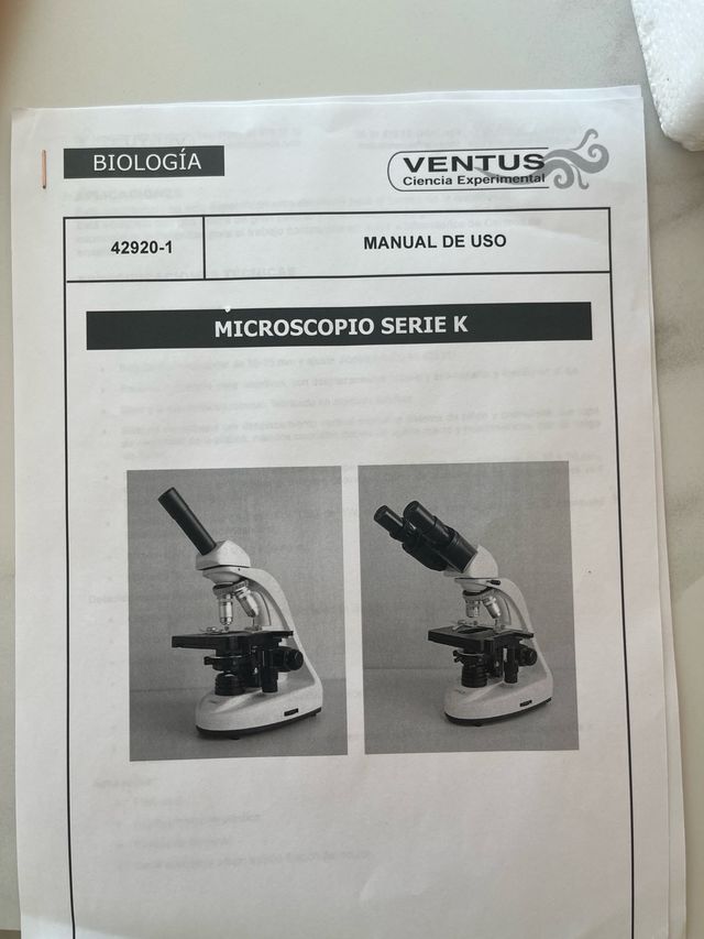 Microscopio K20 binocular LED