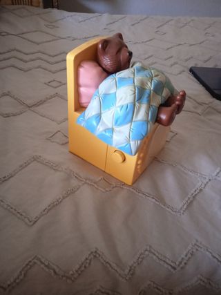 Reloj despertador oso dormido