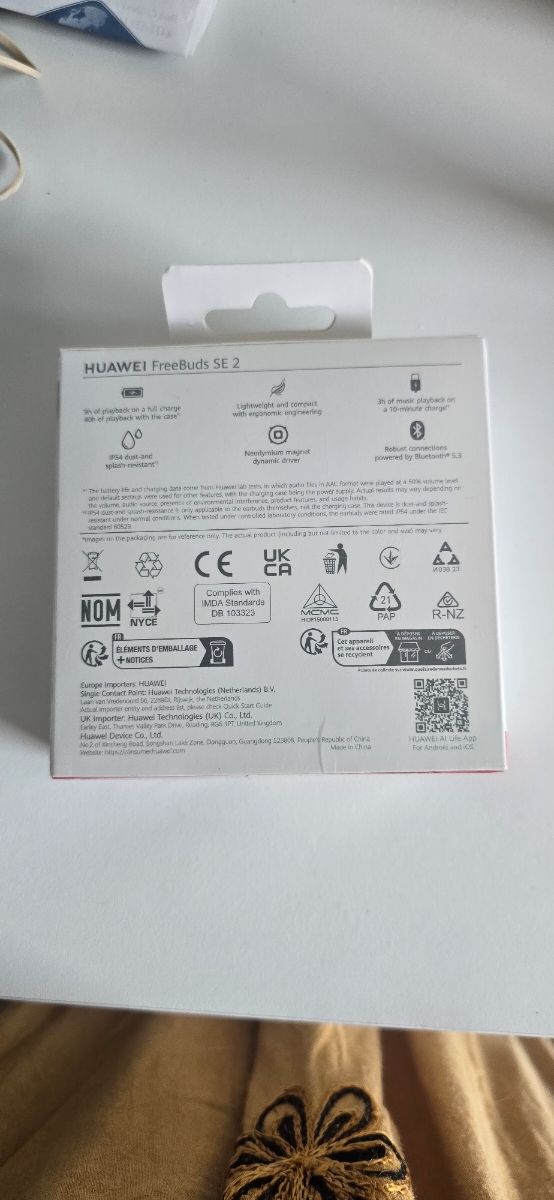 HUAWEI FreeBuds SE 2 - Auriculares brancos