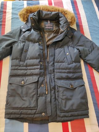 Plumas Tommy Hilfiger azul marino talla M