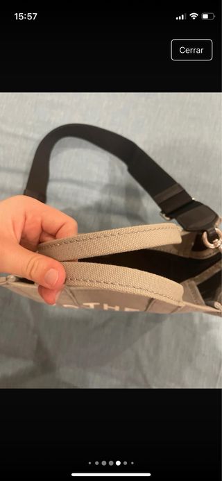 Bolso tote Marc Jacobs beige nuevo