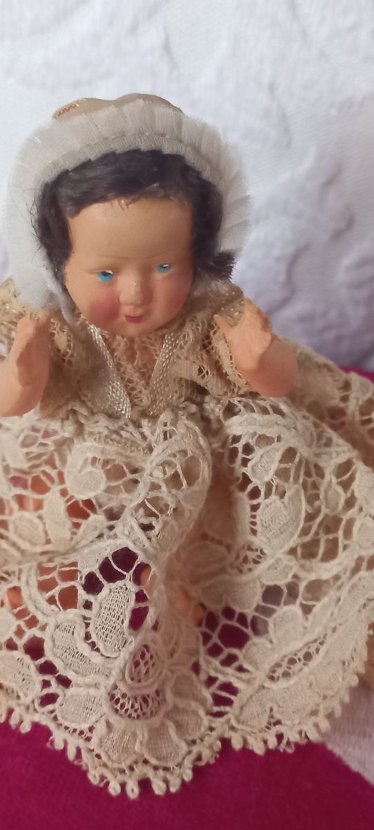 3 Muñecas miniatura antiguas