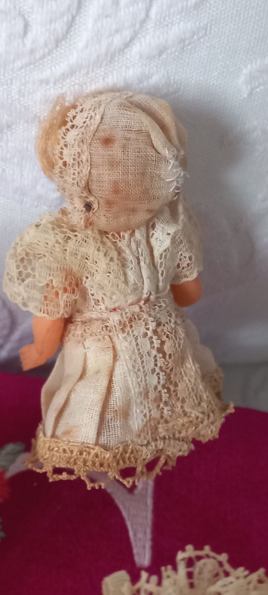 3 Muñecas miniatura antiguas