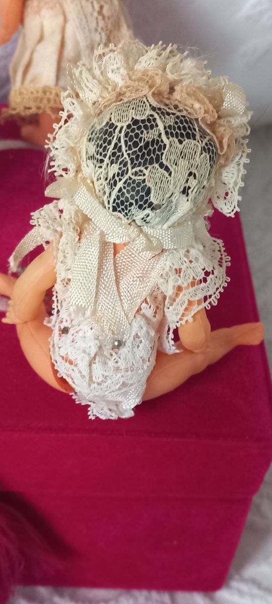 3 Muñecas miniatura antiguas