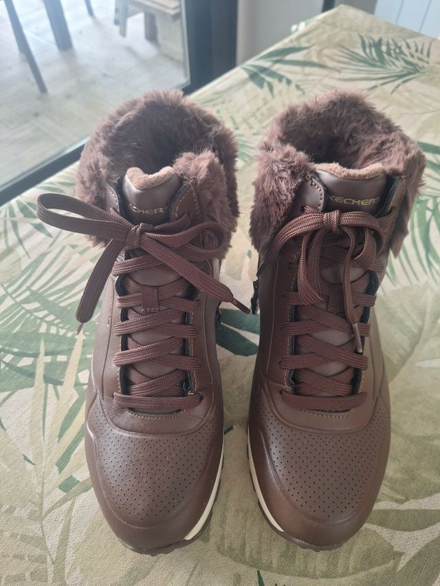 Botas Skechers Marrón - Piel