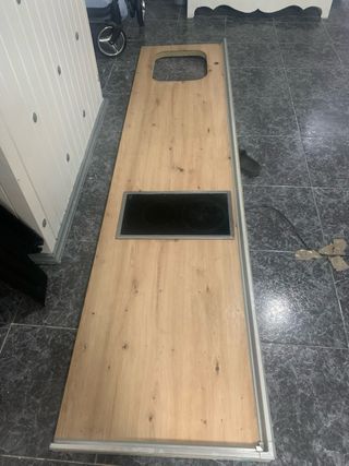 Encimera cocina madera efecto roble