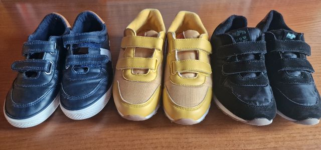 3 Playeros Velcro Niño 34