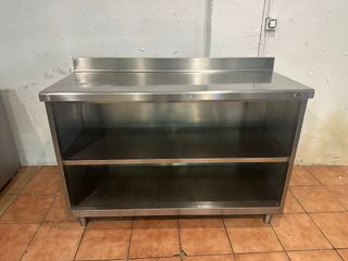 Mueble acero inoxidable 2 estantes