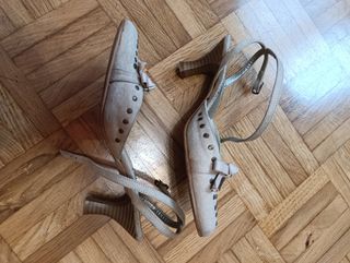 Zapatos Vitti beige mujer talla 35